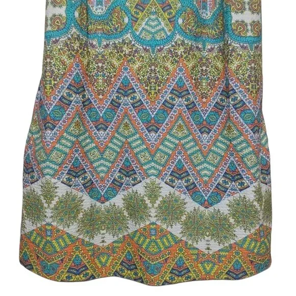 NWT Maeve by Anthropologie Abstract Multicolored Tunic Cotton Shift Dress - S - Picture 6 of 11